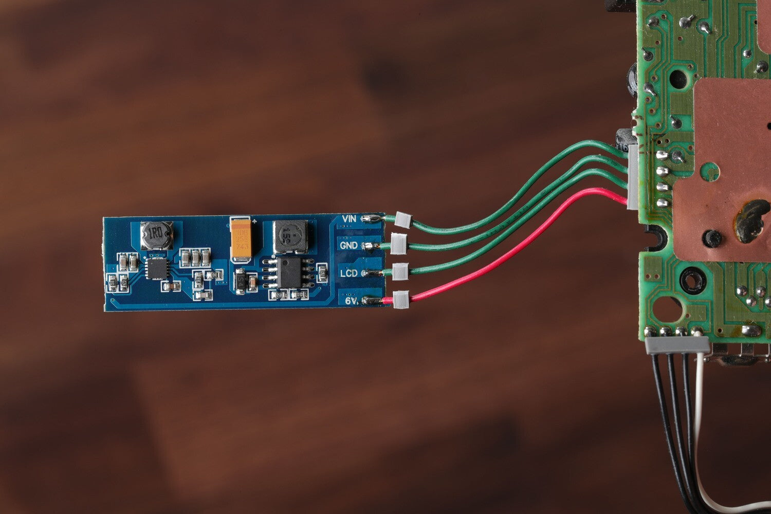 CleanPower Regulator Board Installation - hand-held-legend