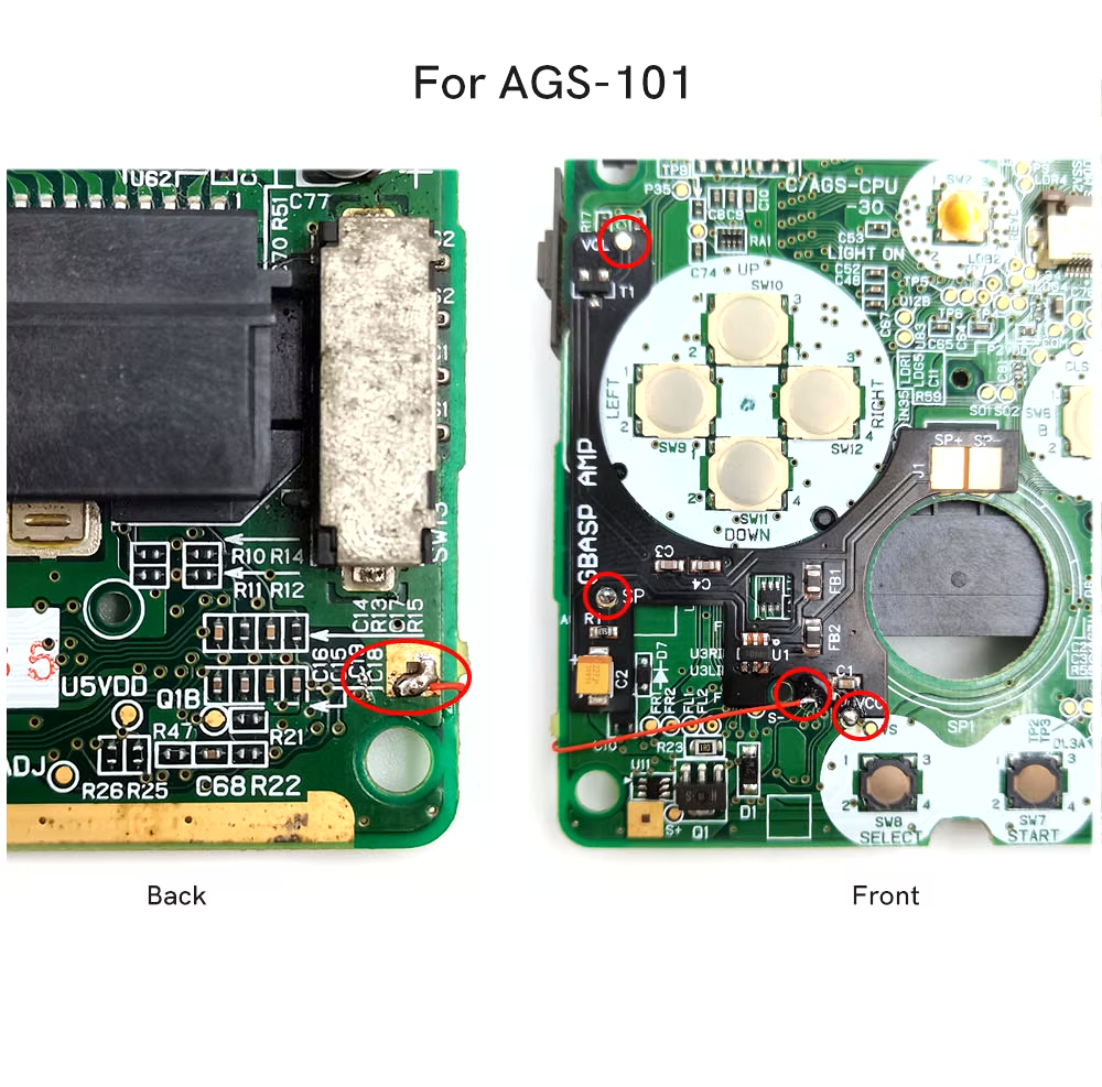 GBA SP Flex Amp - HISPEEDIDO - Hand Held Legend