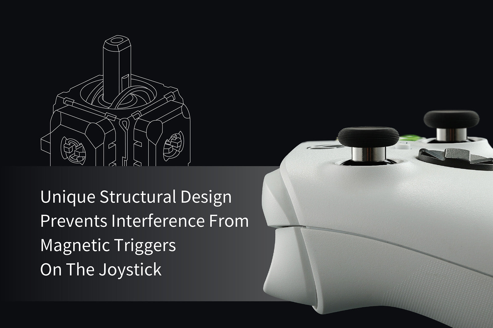 TMR Electromagnetic Joystick for Xbox Series \ Xbox Elite Series 2 - Gulikit