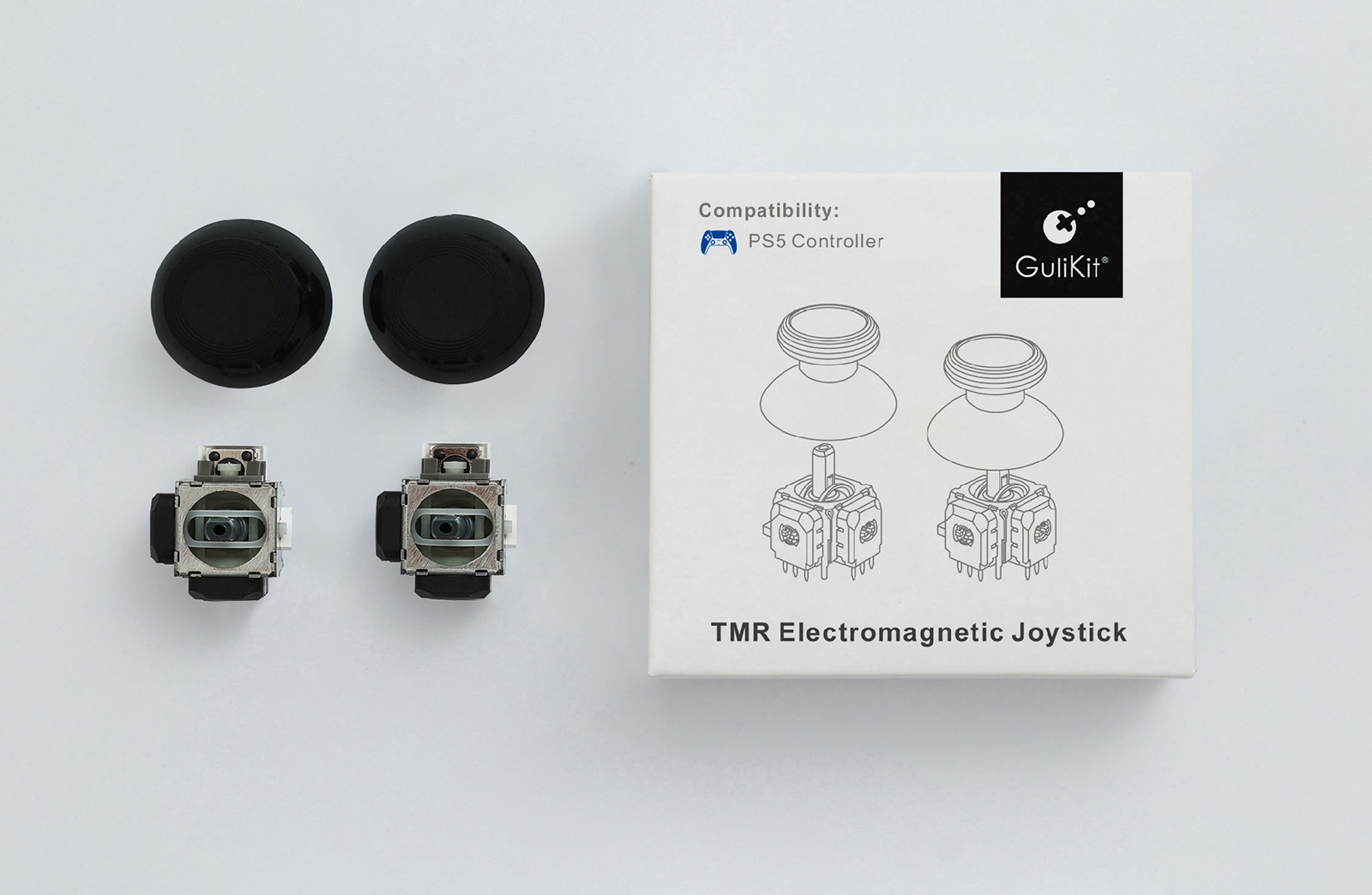TMR Electromagnetic Joystick for PS5 and Edge Controller - Gulikit