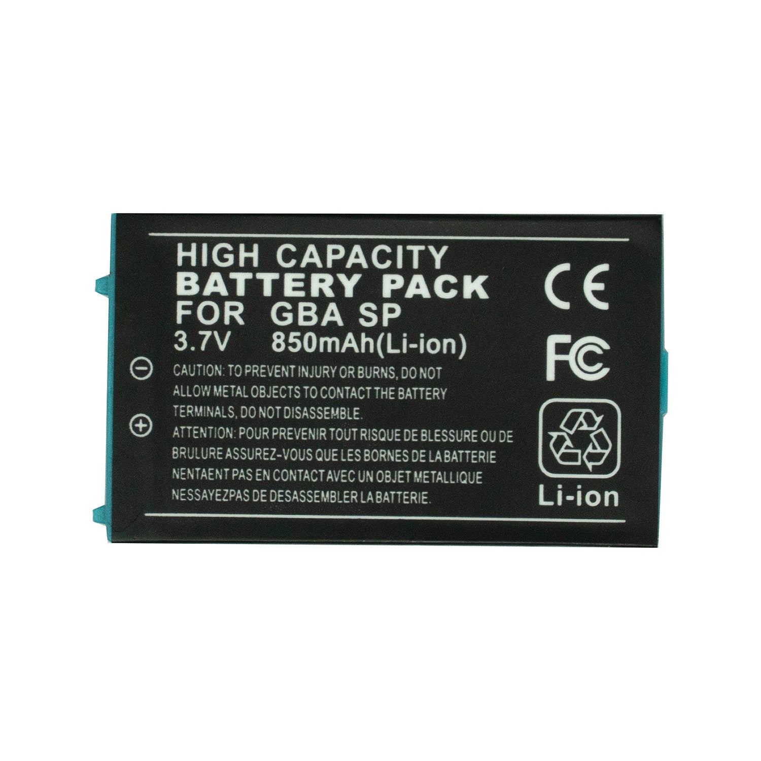 Game Boy Advance SP 850mAh Li-Ion Rechargeable Battery Replacement