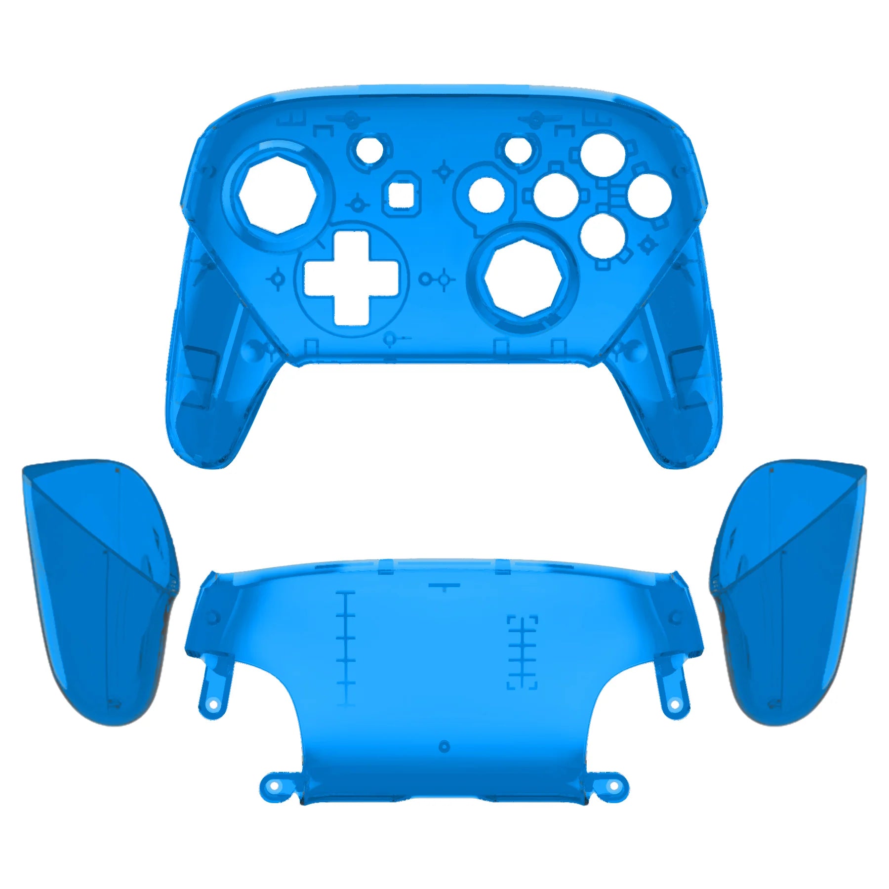 Octagonal Gated Nintendo Switch Pro Controller Shell and Grips - eXtremeRate Extremerate
