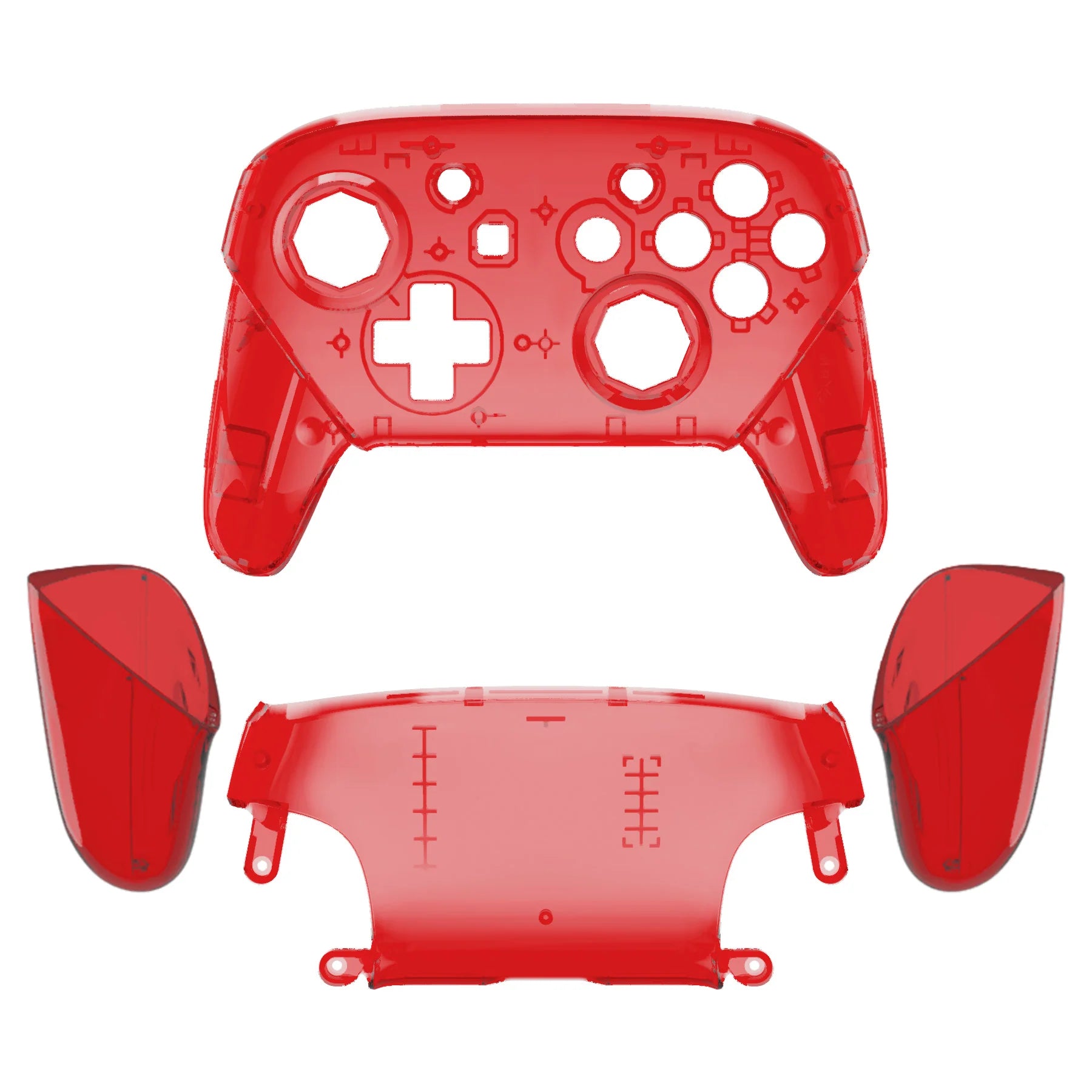 Octagonal Gated Nintendo Switch Pro Controller Shell and Grips - eXtremeRate Extremerate