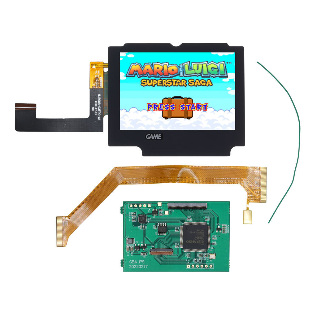 Game Boy Advance SP LCD Kit and Lens - Cloud Version