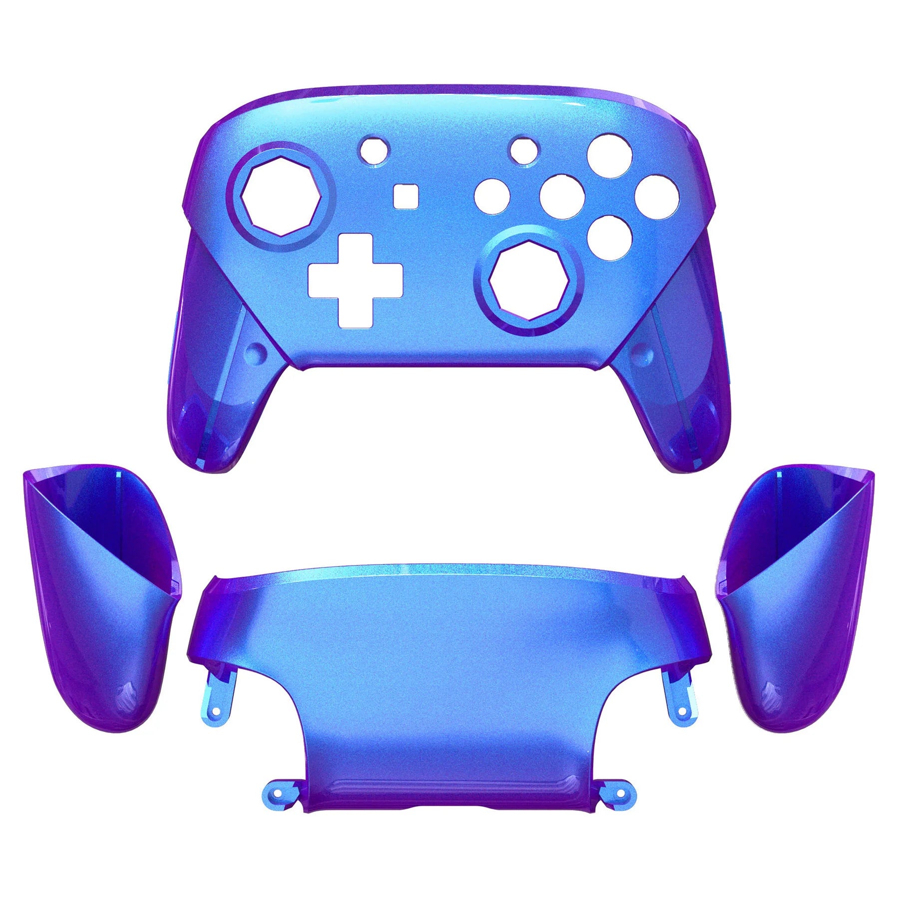 Octagonal Gated Nintendo Switch Pro Controller Shell and Grips - eXtremeRate Extremerate