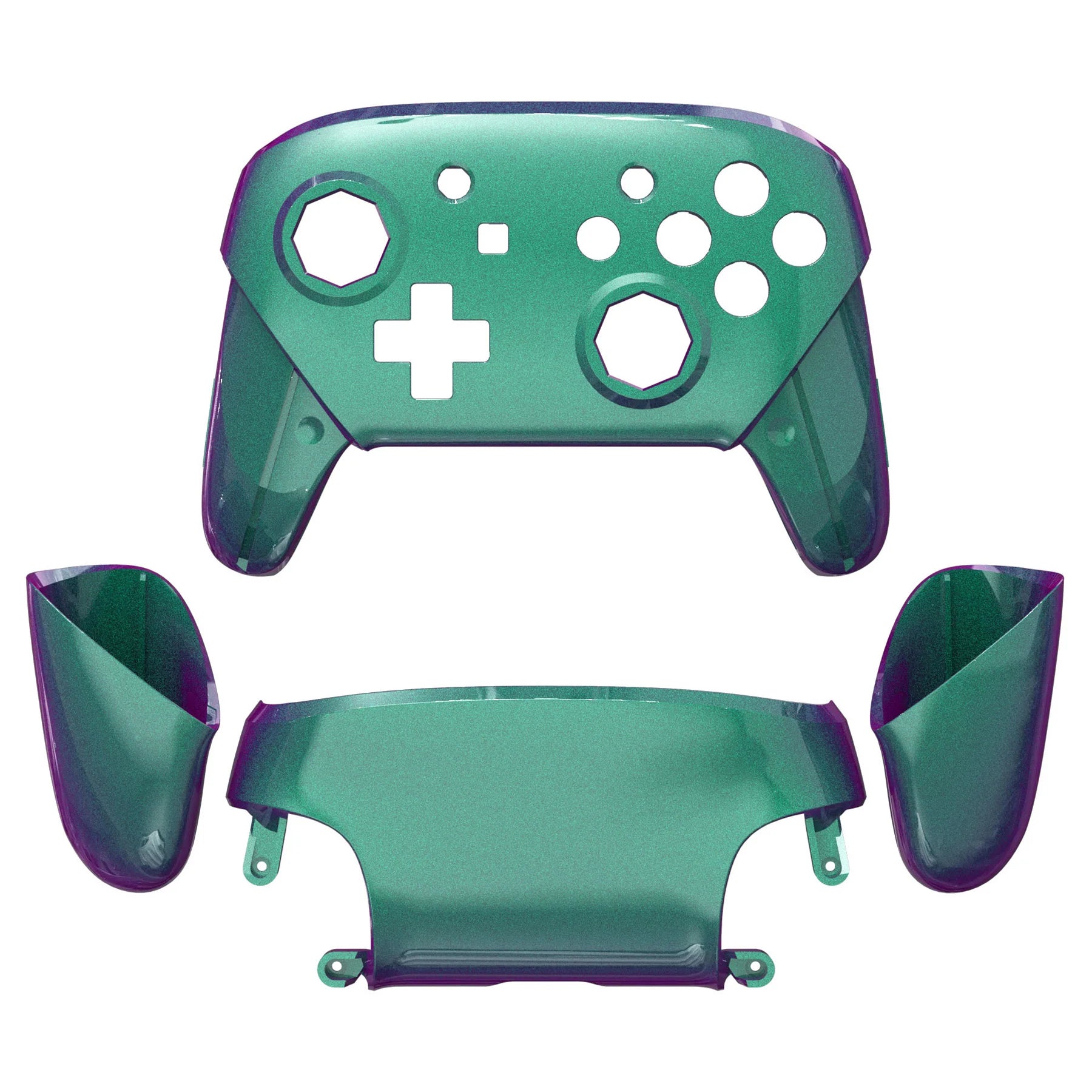 Octagonal Gated Nintendo Switch Pro Controller Shell and Grips - eXtremeRate Extremerate