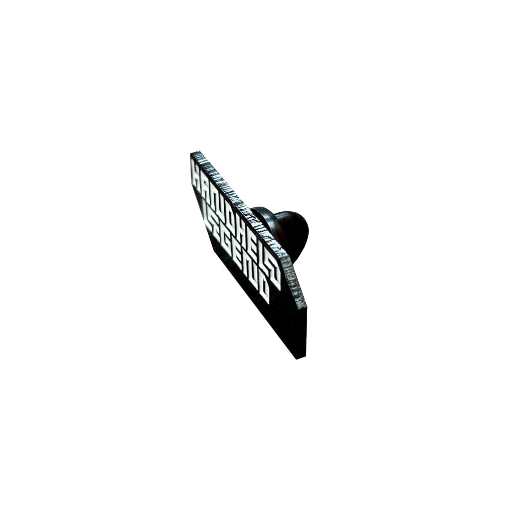 Logo Enamel Pin - Hand Held Legend
