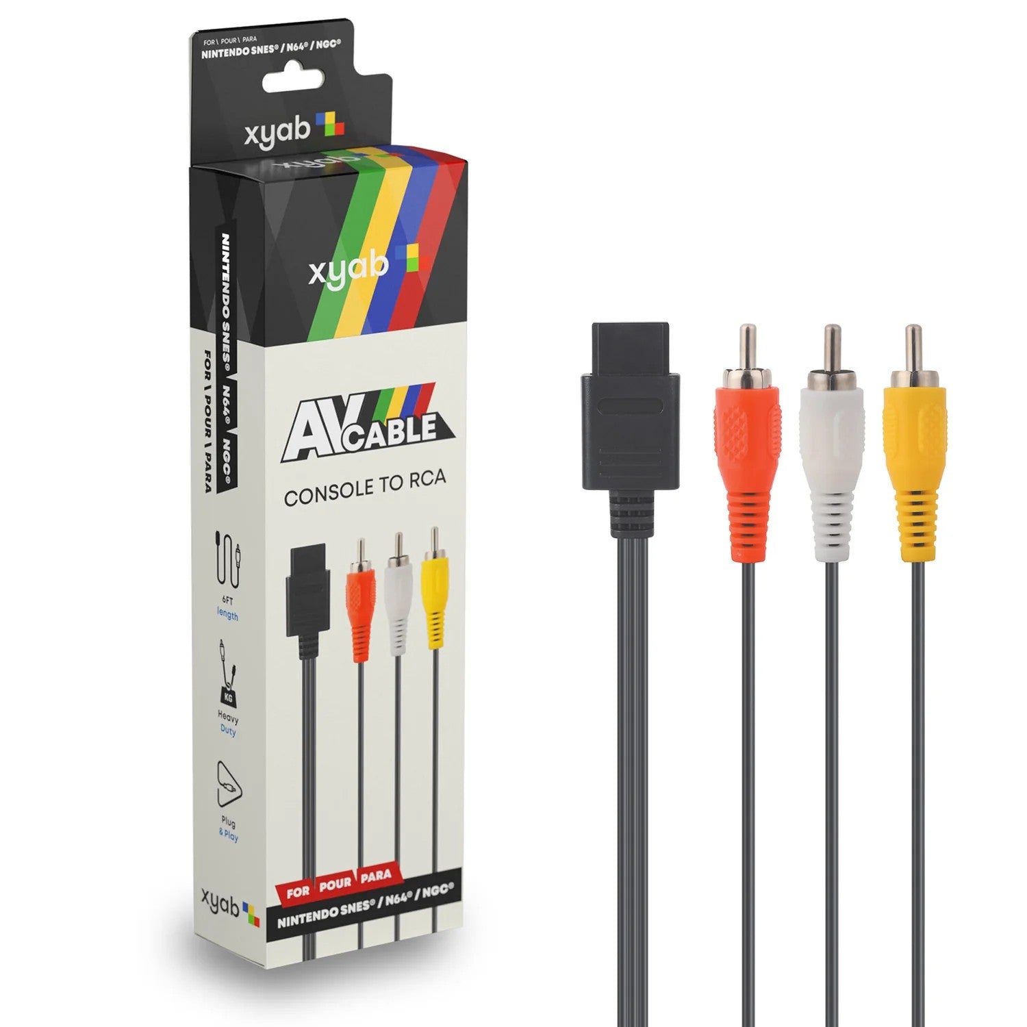 AV Cable for SNES/N64/GameCube - XYAB