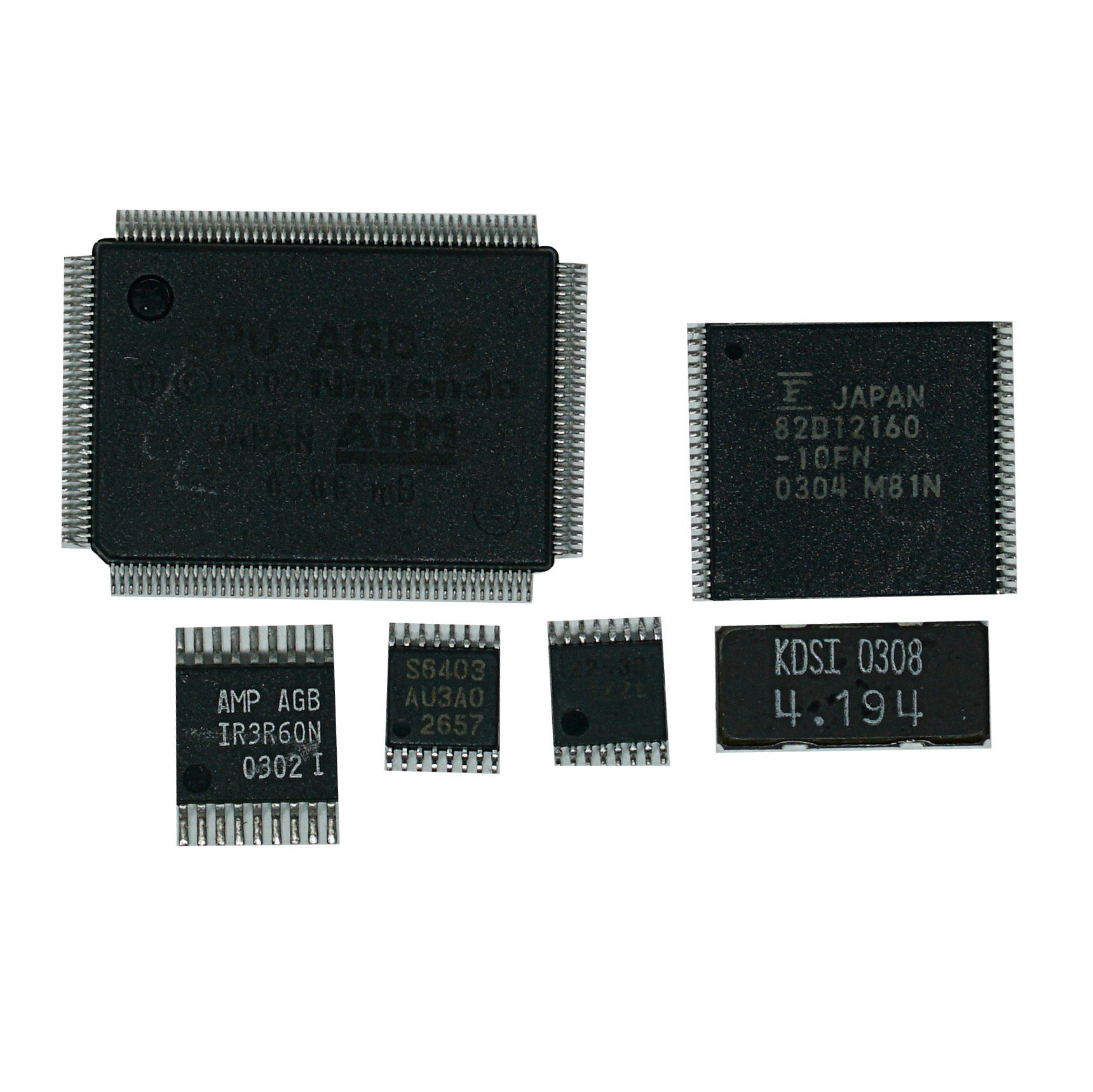 Game Boy Advance SP OEM Chipset - CPU & RAM - Hand Held Legend