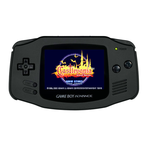 Made-to-Order Game Boy Advance Ultimate Console - Solid Black Out Modding