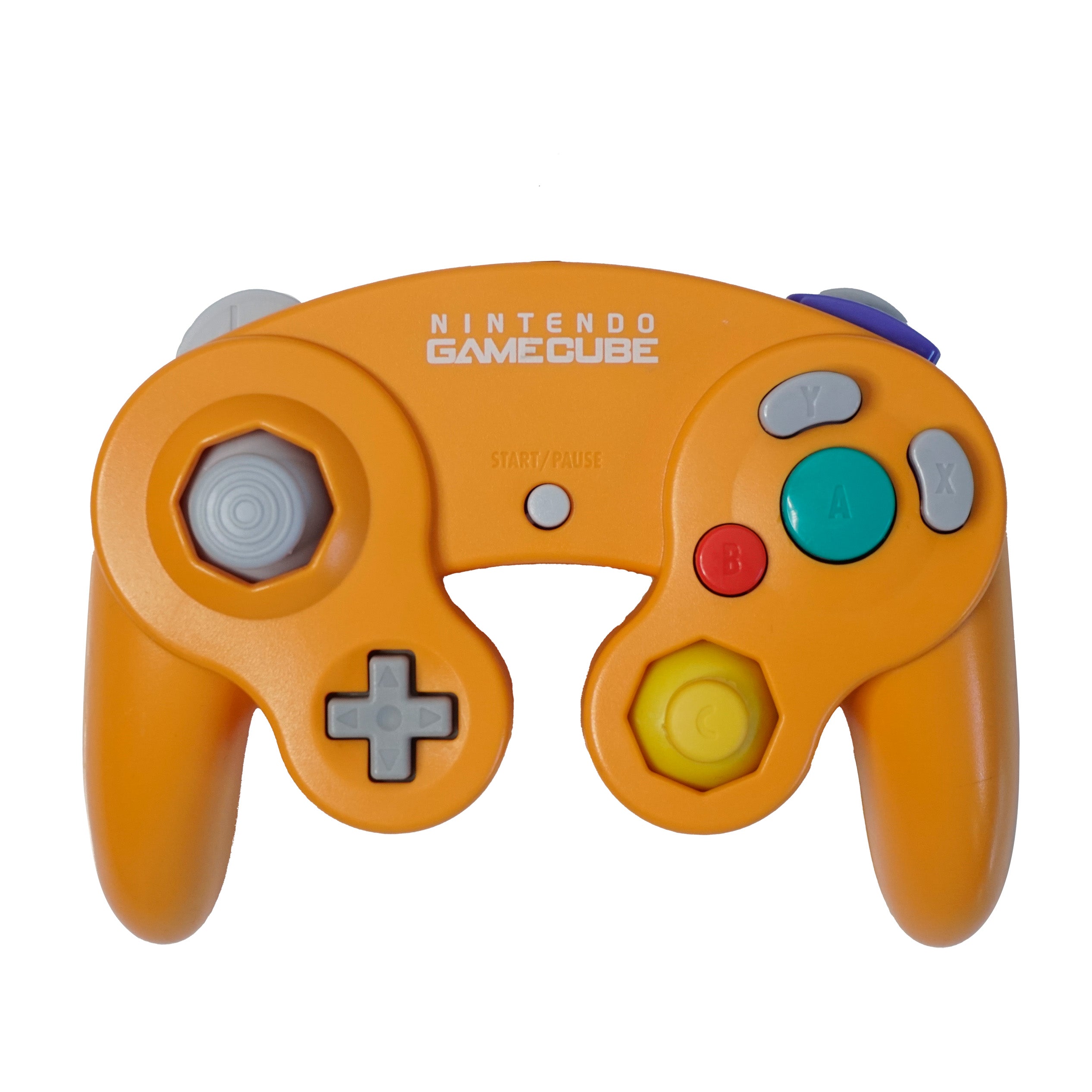 2 Gamecube Controllers - Silver & Orange (Platinum & store Spice) - Nintendo (NEW)