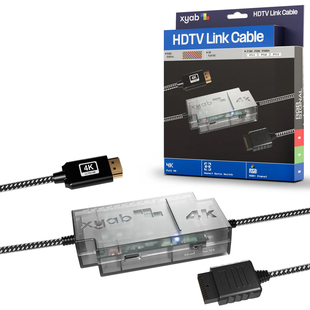 4K HD Link Cable for PSOne/ Playstation 1/ Playstation 2 / Playstation