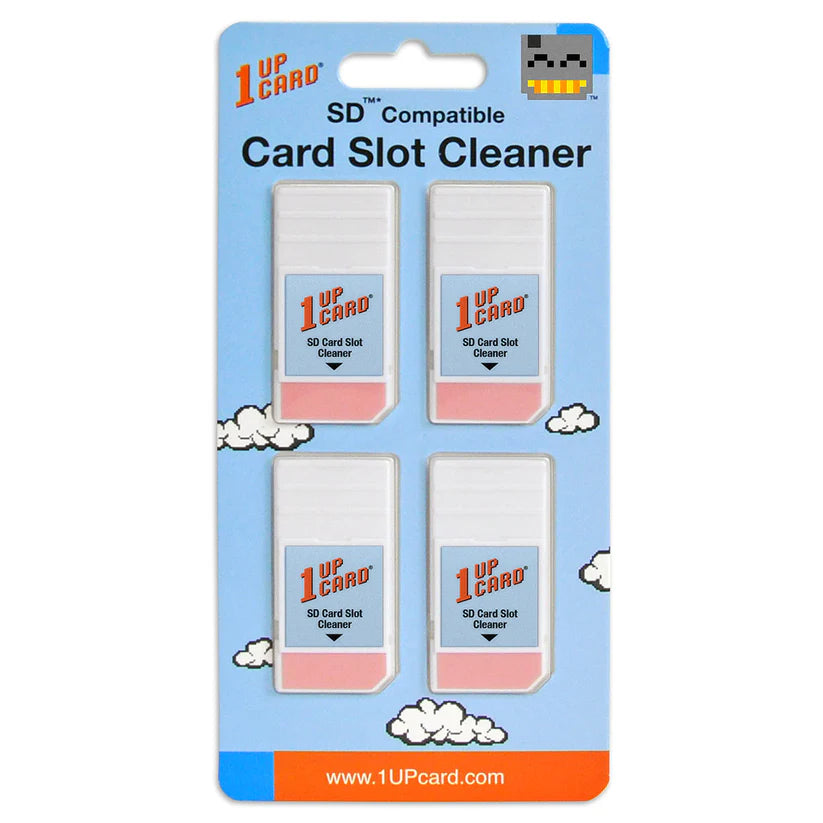 1UPcard™ - SD™ Compatible Card Slot Cleaner - 4 pack | Hand Held