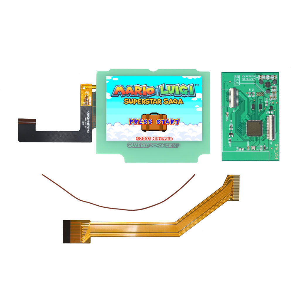 Game Boy Advance SP IPS LCD Backlight Kit with Laminated Lens Old Version - Cloud Game Store - Hand Held Legend