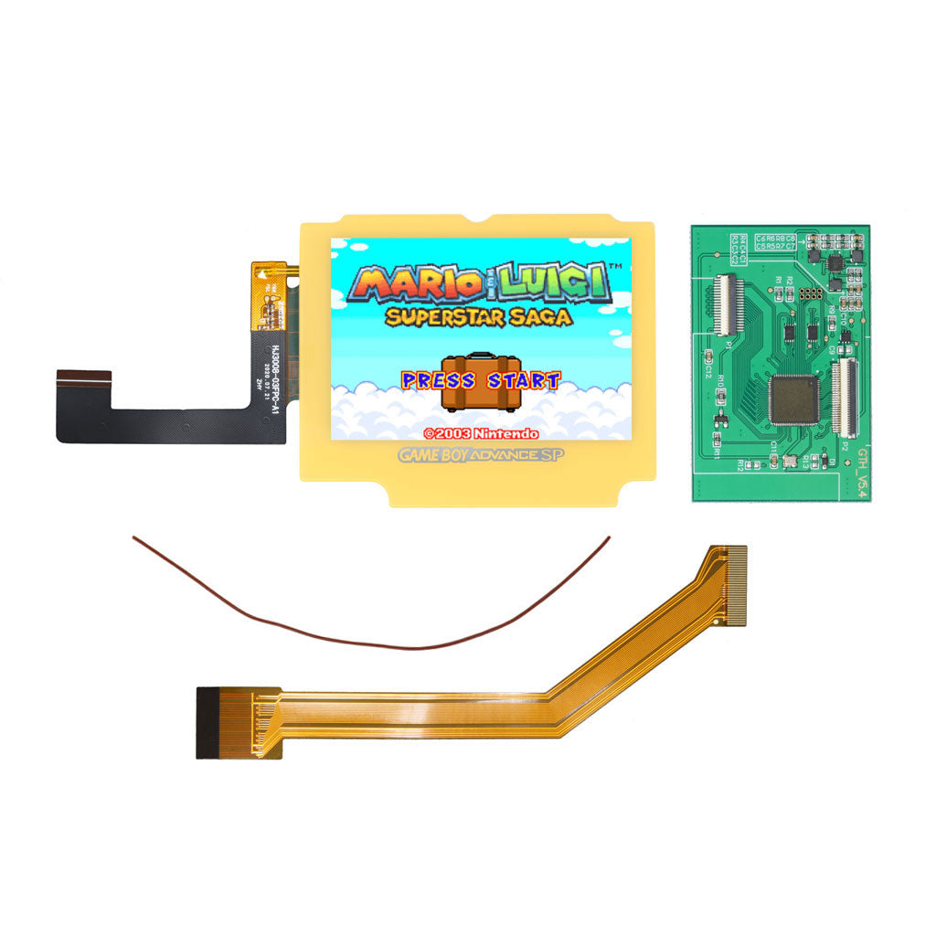 Game Boy Advance SP IPS LCD Backlight Kit with Laminated Lens Old Version - Cloud Game Store - Hand Held Legend