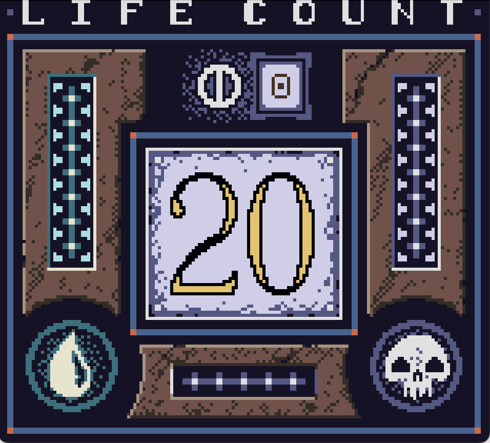 PREORDER - Life Counter for Magic: The Gathering (MTG) - Game Boy Cartrige