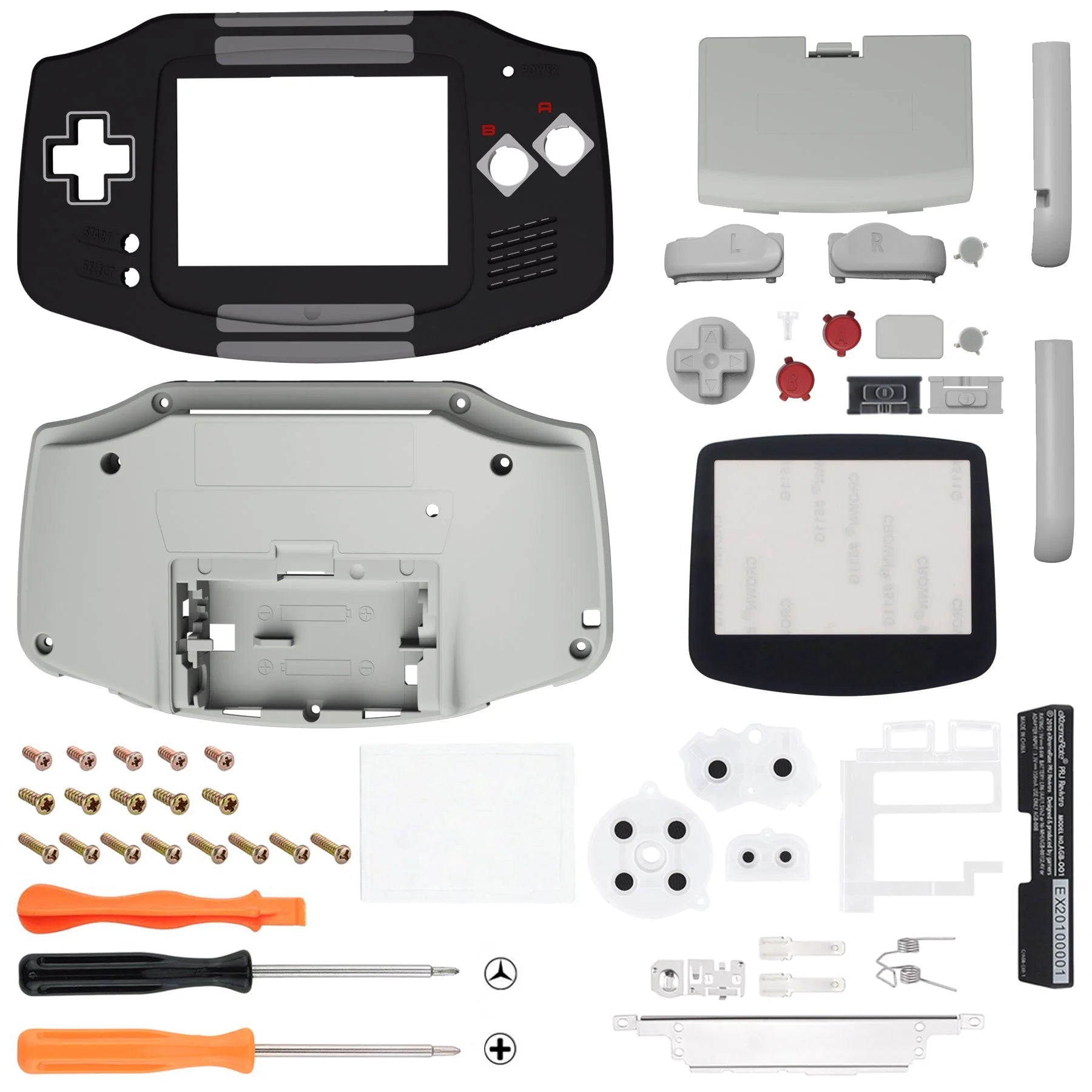 IPS Ready Full Shell Replacement for Game Boy Advance - Extremerate Extremerate