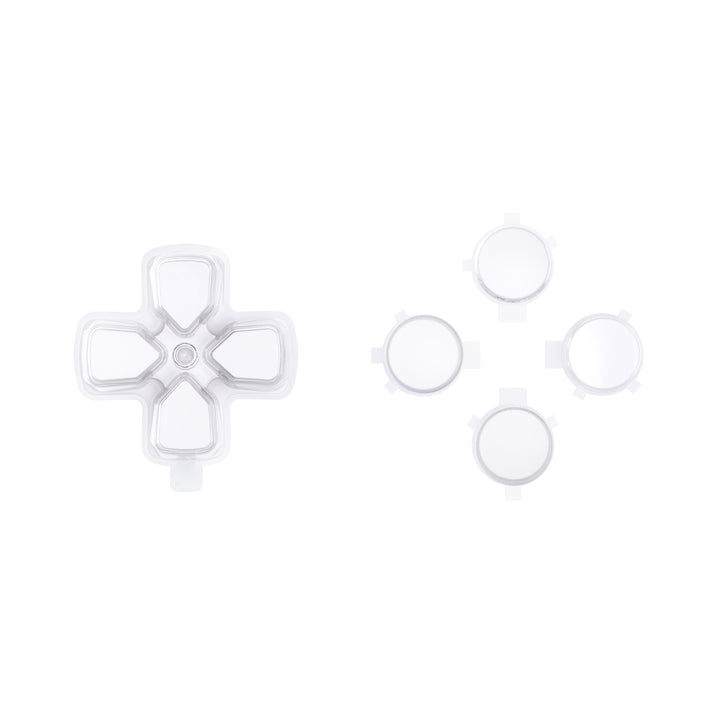 Two-Tone No Letter Imprint Dpad and Action Buttons for PS5 Controller - eXtremeRate