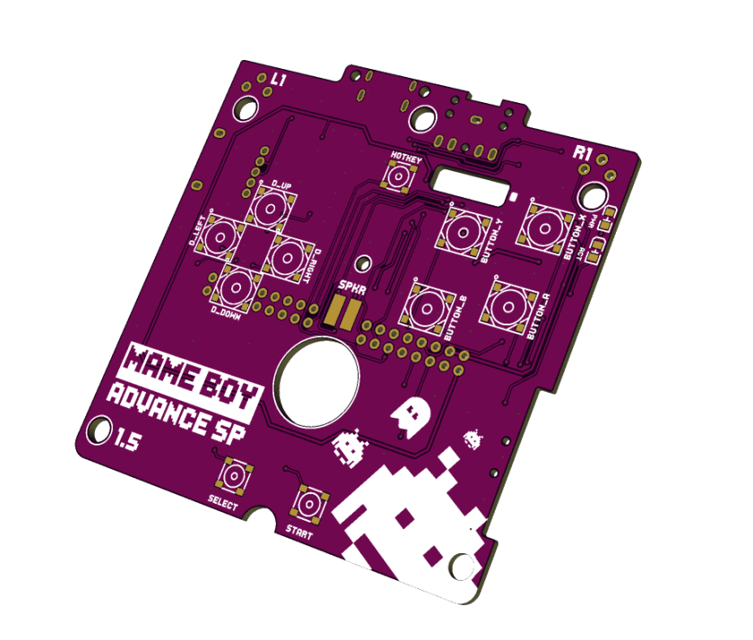 Zega Mame Boy Advance SP Kit Raspberry Pi Kit Zarcade Limited