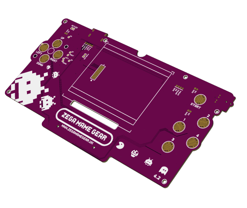 mameページ ZEGA MAME GEAR - Game Gear Raspberry Pi Mod Kit - Zarcade