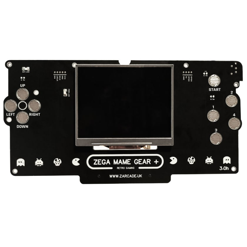 ZEGA MAME GEAR - Game Gear Raspberry Pi Mod Kit - Zarcade Limited