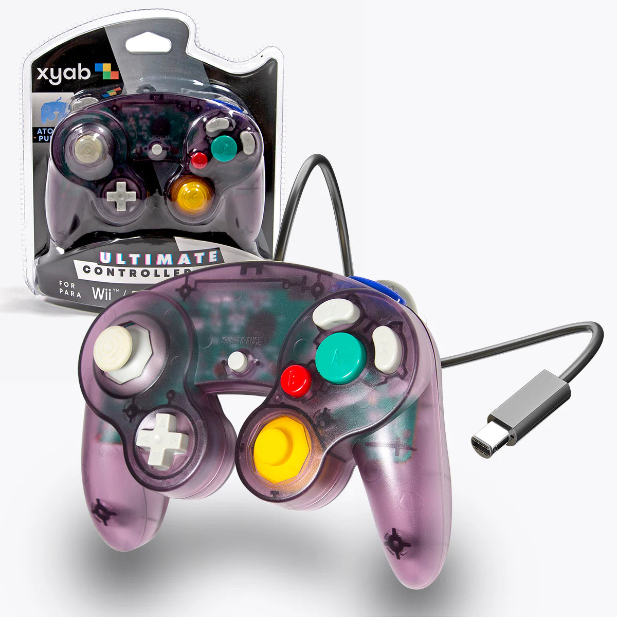 Wired Controller for GameCube/Wii/Switch - XYAB - Hand Held Legend