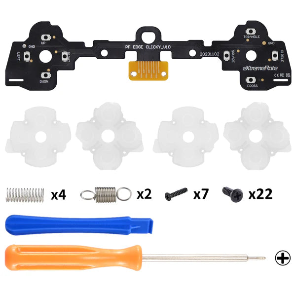 Face Buttons Clicky Kit for PS5 Edge Controller - eXtremerate - Hand Held Legend