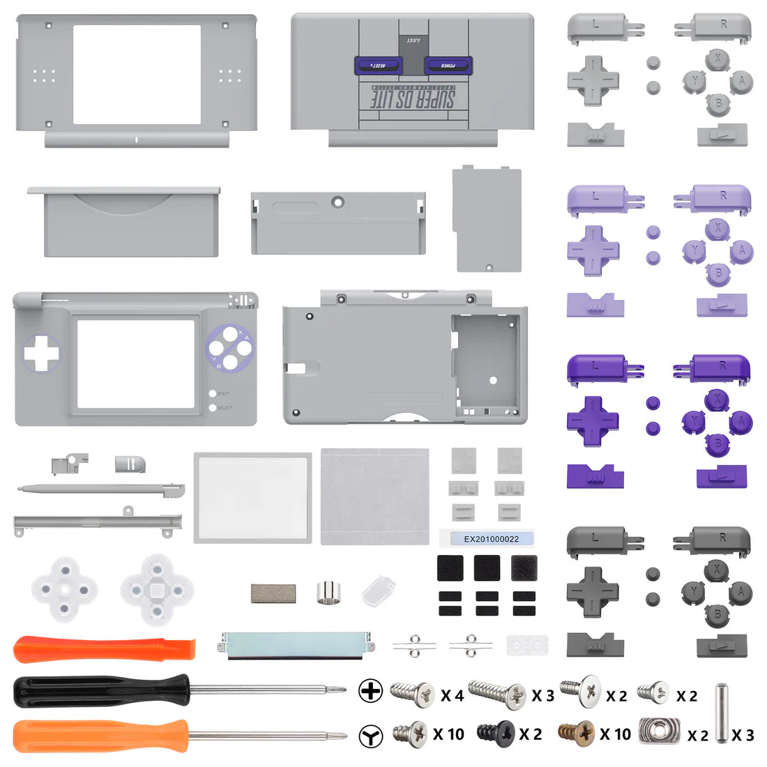 Nintendo DS Lite Full Shell Replacement - eXtremeRate - Hand Held Legend