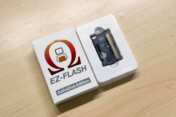 EZ-FLASH Omega Definitive Edition Micro-SD Card Adapter - Hand Held Legend