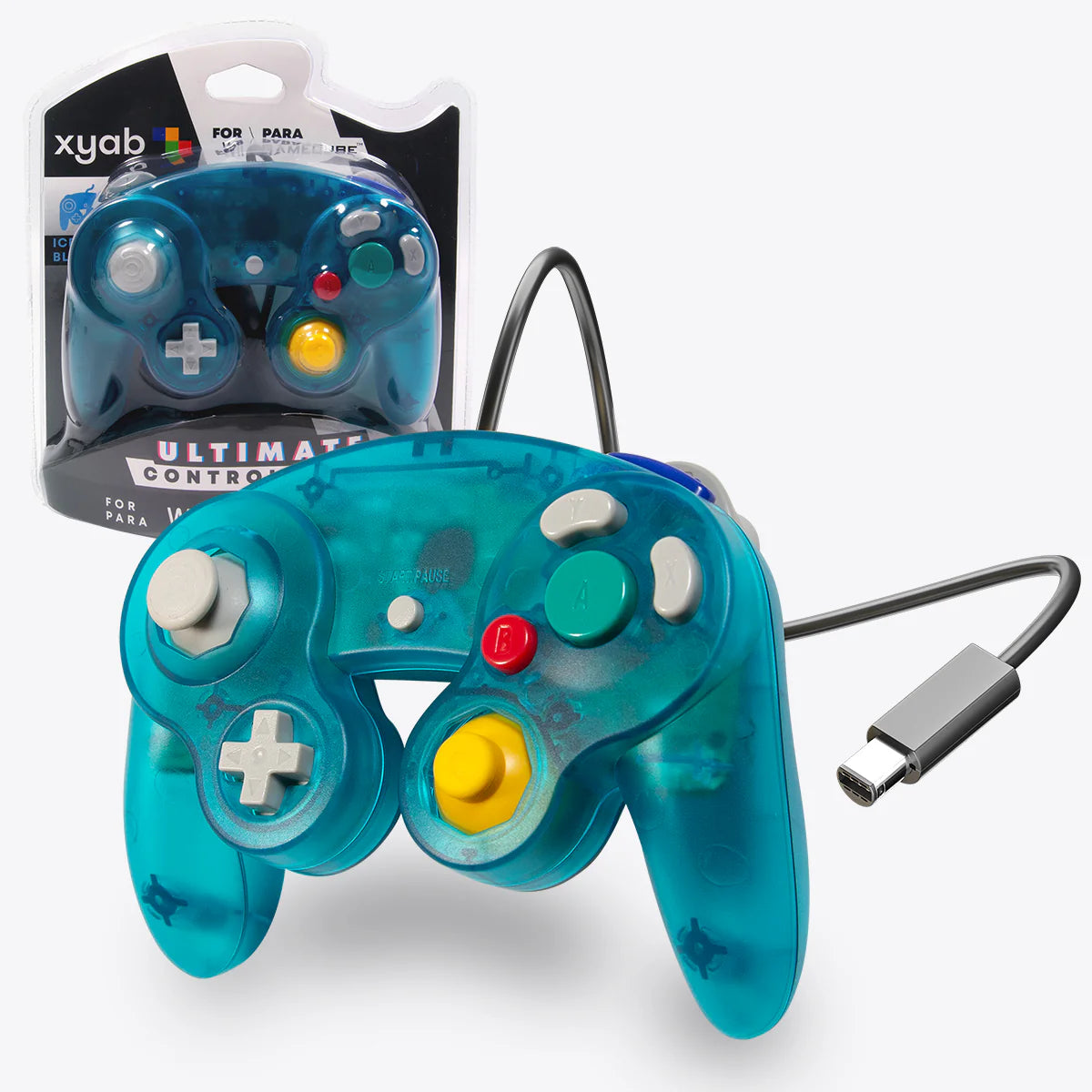 Wired Controller for GameCube/Wii/Switch - XYAB - Hand Held Legend