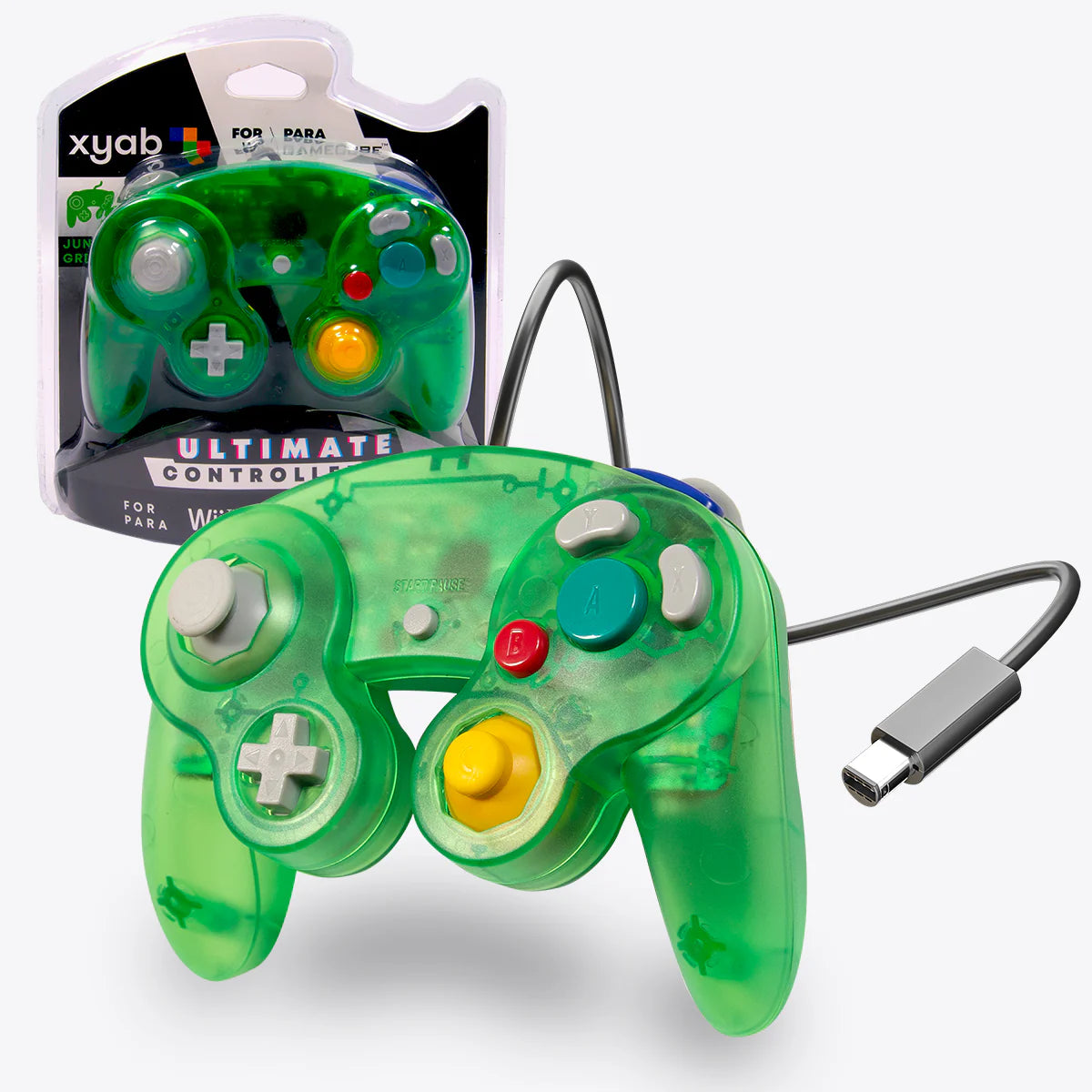 Wired Controller for GameCube/Wii/Switch - XYAB - Hand Held Legend
