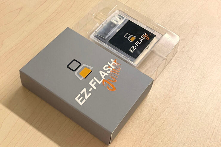 EZ-Flash Junior Micro-SD Card Adapter - Hand Held Legend