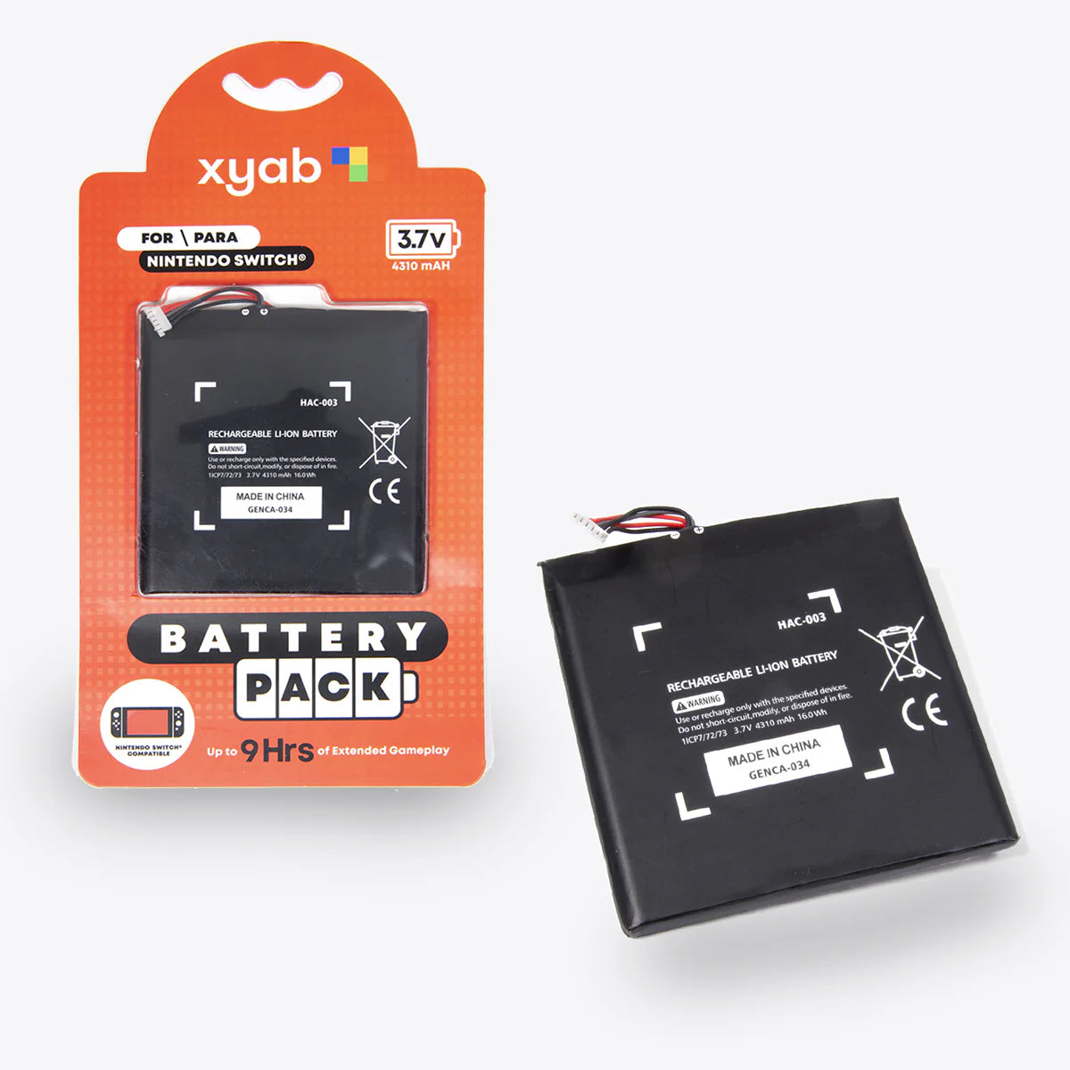 4310mAh Rechargeable Battery For Nintendo Switch - XYAB - Hand Held Legend