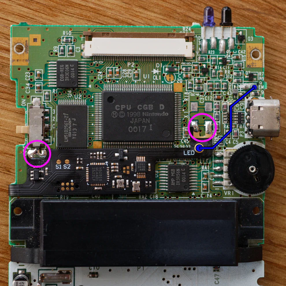Gameboy Color Overclocker Flex - Robot Retro