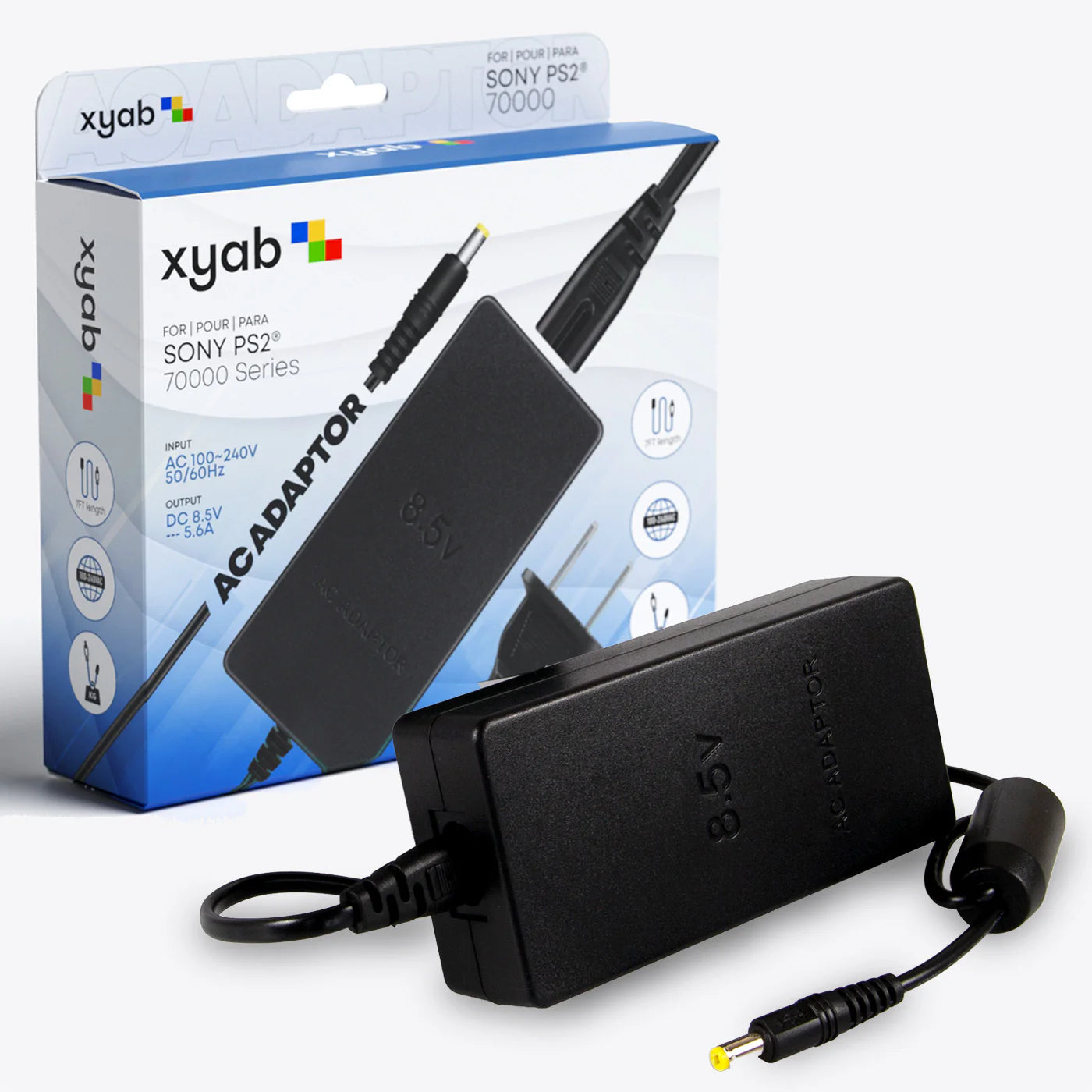 Power AC Adapter For PS2 Slim - XYAB - Hand Held Legend