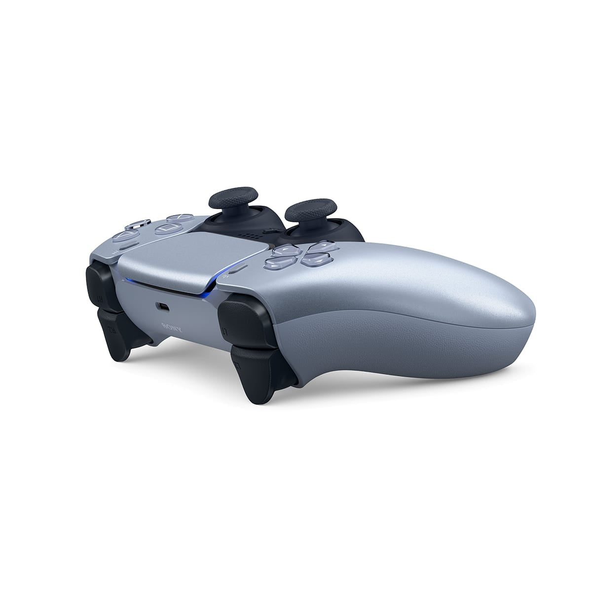 DualSense™ Wireless Controller - Sterling Silver - PS5™ - Hand Held Legend