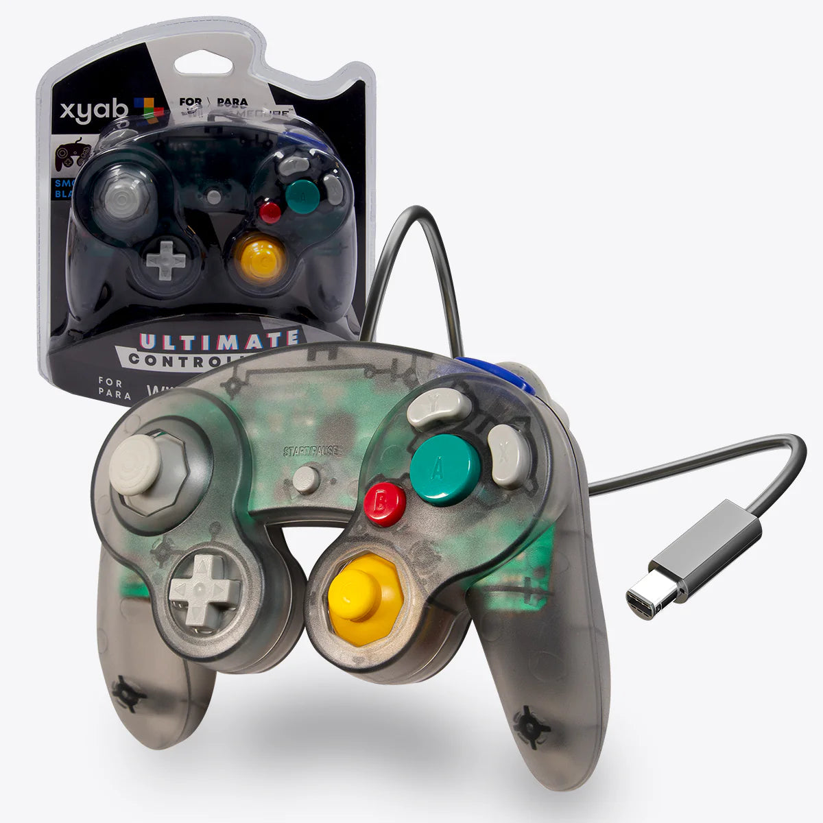 Wired Controller for GameCube/Wii/Switch - XYAB - Hand Held Legend