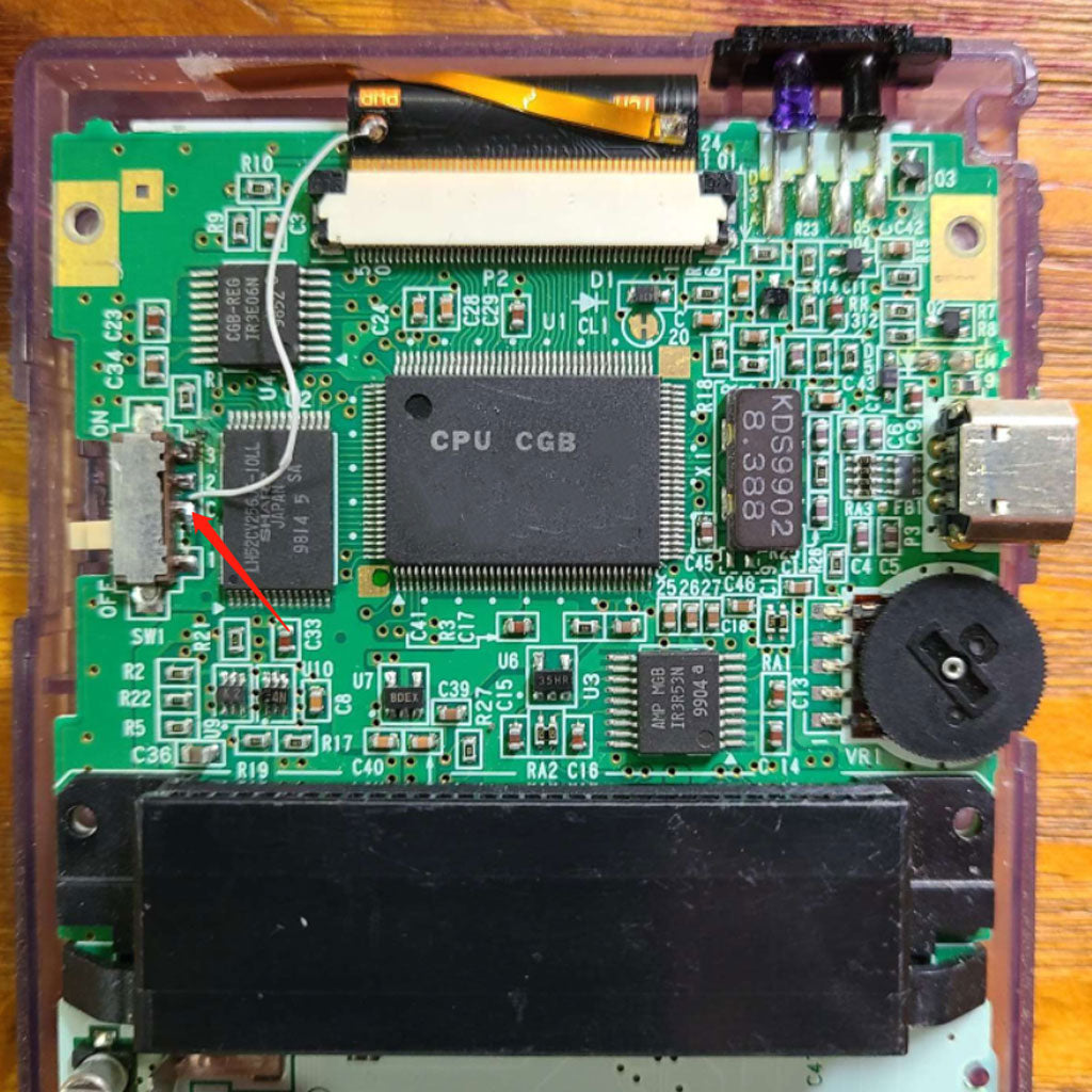 Game Boy Color Retro Pixel 1.0 Q5 IPS LCD Kit - Funnyplaying FUNNYPLAYING