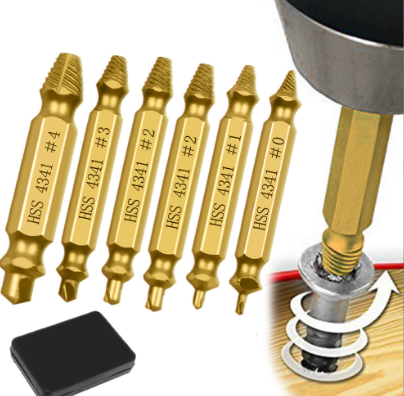 6 in 1 Screw Extractor Kit KreeAppleGame