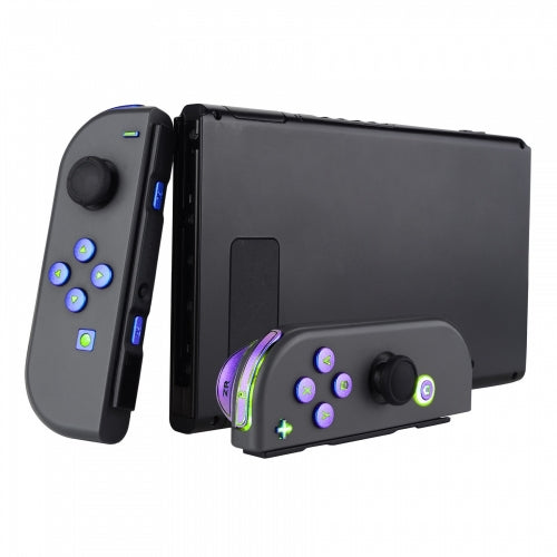 Joy-Con LED Button Kit for Nintendo Switch - Chrome Blue Purple Extremerate