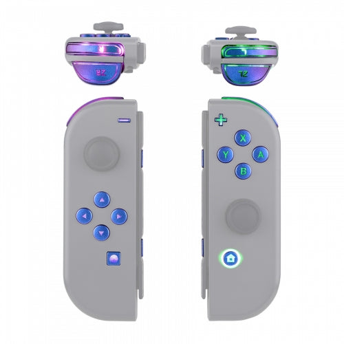 Joy-Con LED Button Kit for Nintendo Switch - Chrome Blue Purple Extremerate