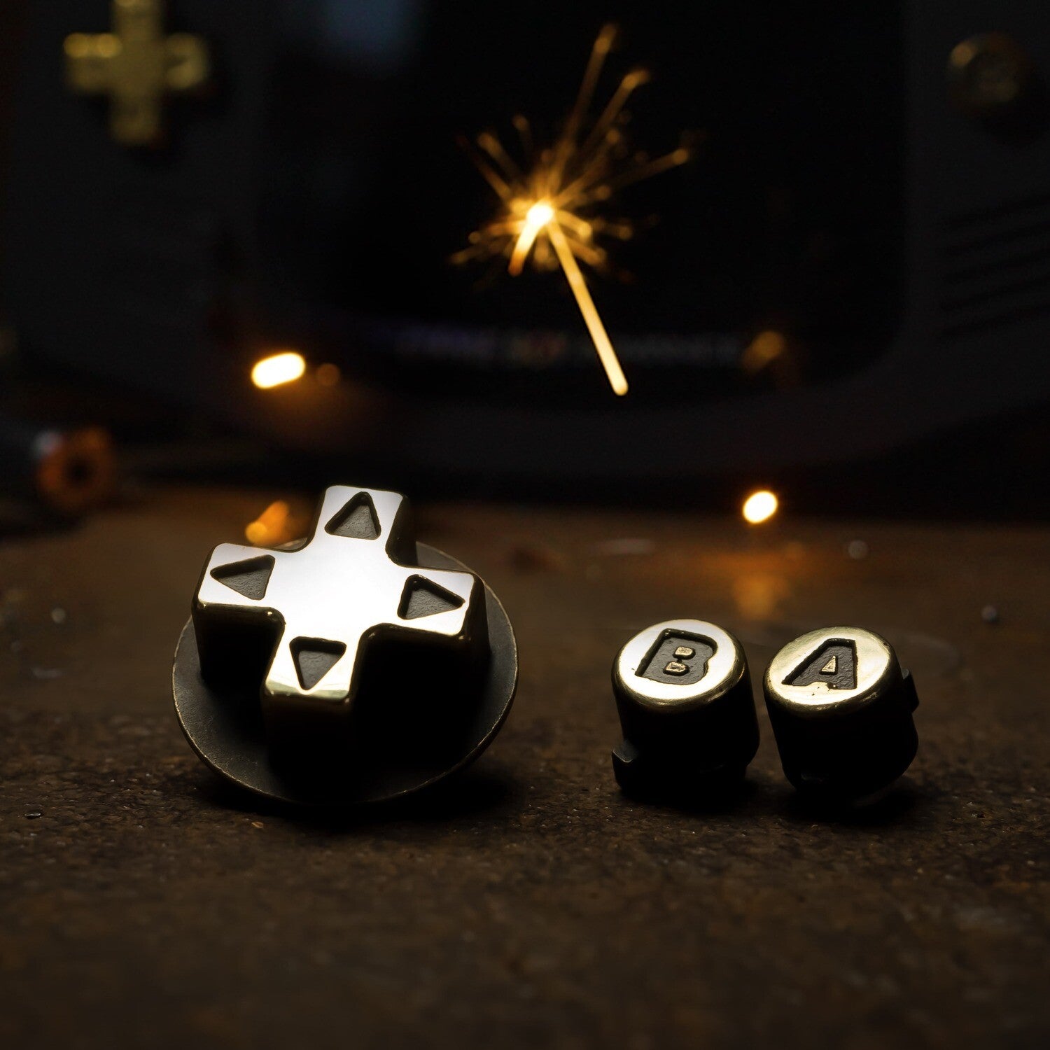Elite Brass Buttons for Game Boy Advance - RetroSix RetroSix