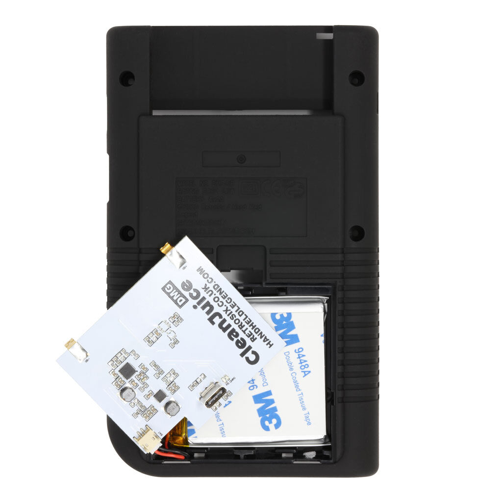 CleanJuice Game Boy DMG USB-C Rechargeable Battery Pack | Original - RetroSix RetroSix