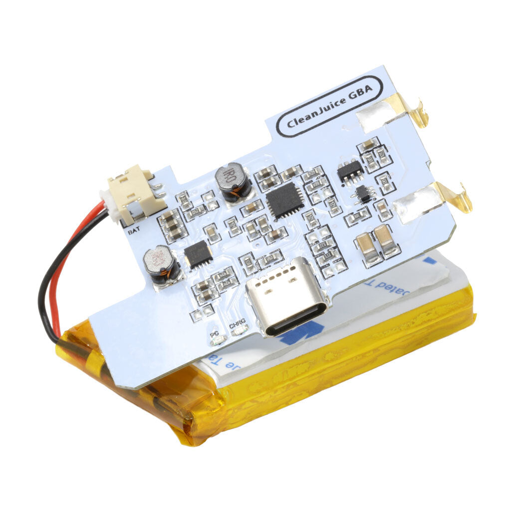 CleanJuice Game Boy Advance (V1.3) Li-Ion Rechargeable Battery Module - RetroSix RetroSix
