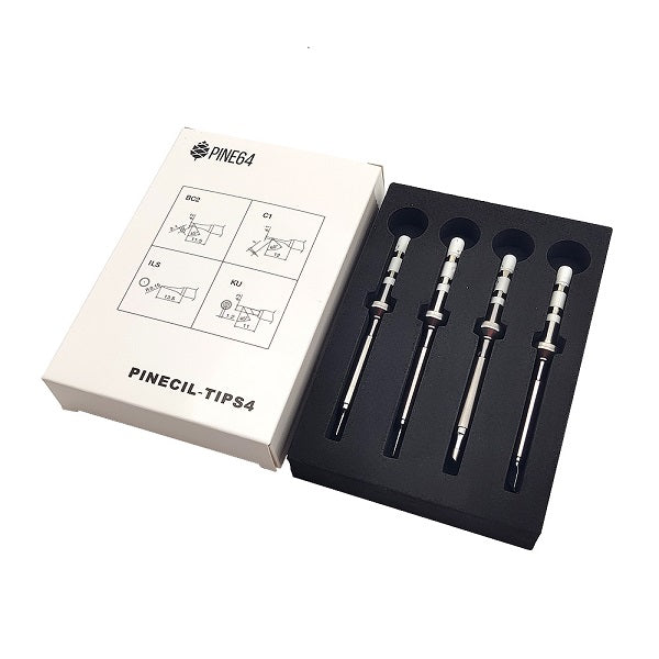Pinecil Soldering Short Tip Set - Fine Pinecil
