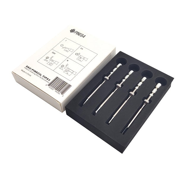 Pinecil Soldering Short Tip Set - Standard (Gross) Pinecil