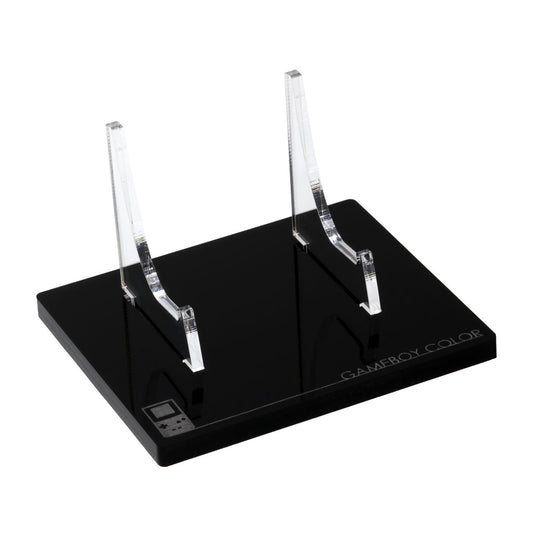 Game Boy Color Display Stand - Gloss Black Rose Colored Gaming