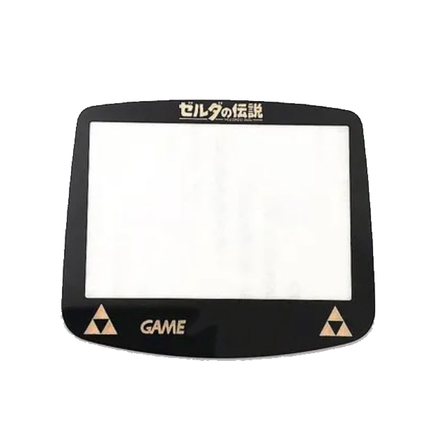 Game Boy Advance IPS Glass Screen Lens - Triforce Style | Hand