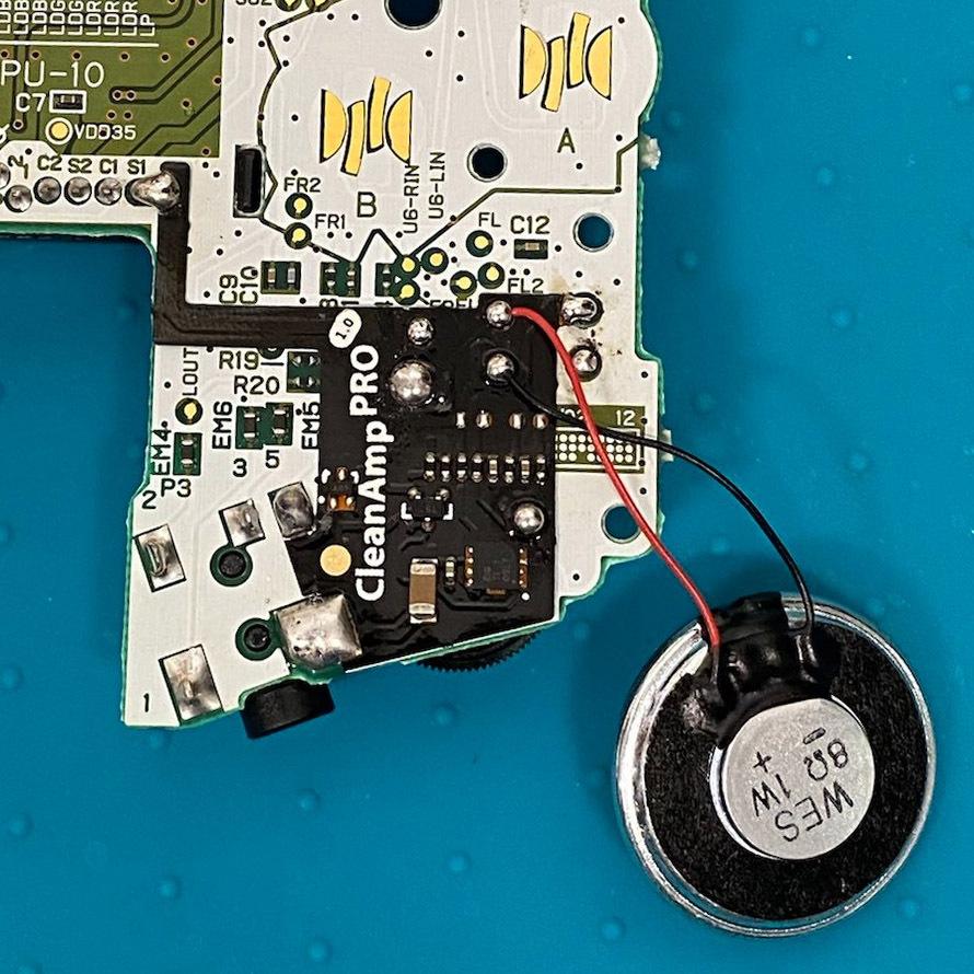 CleanAmp Pro v1.0 Audio Amplifier for Game Boy Advance - RetroSix RetroSix
