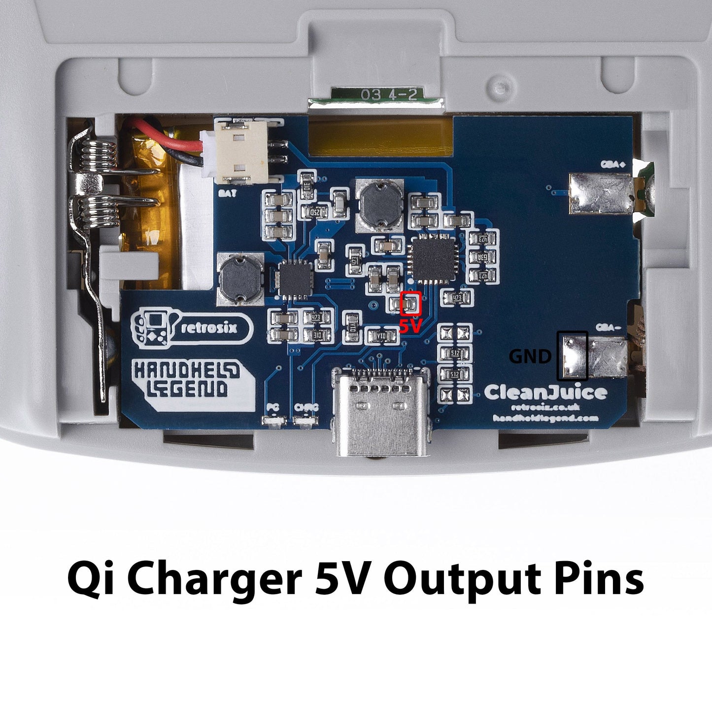 CleanJuice Game Boy Advance (V1.3) Li-Ion Rechargeable Battery Module - RetroSix RetroSix